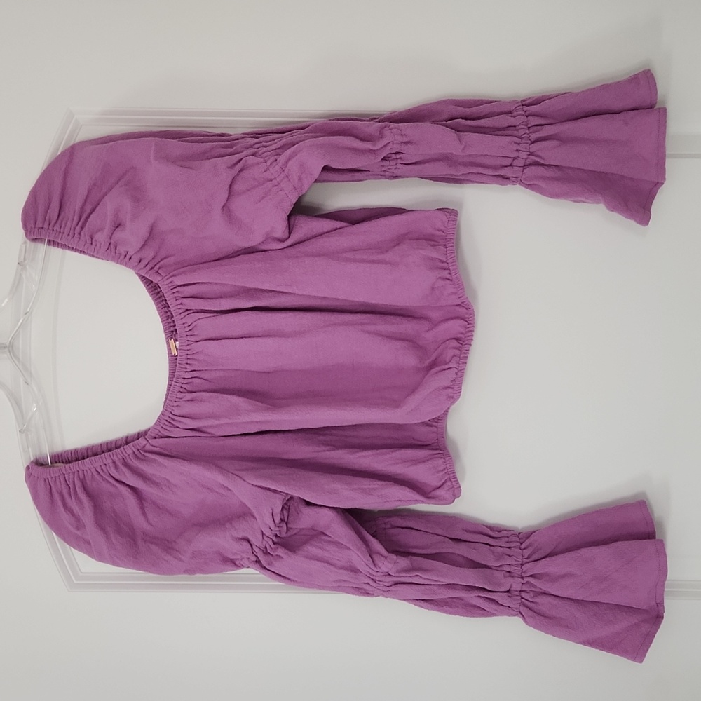 Free People Purple Crop Top